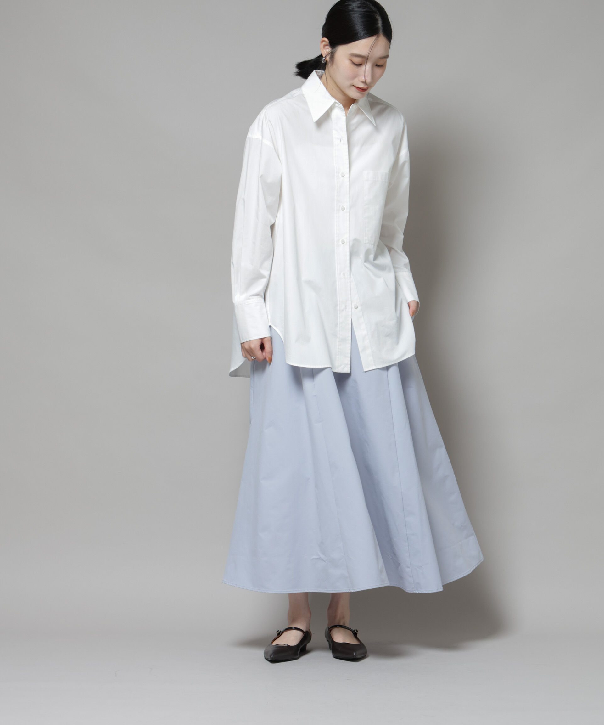 nano･universe「ギャザーボリュームスカート」|スカート|