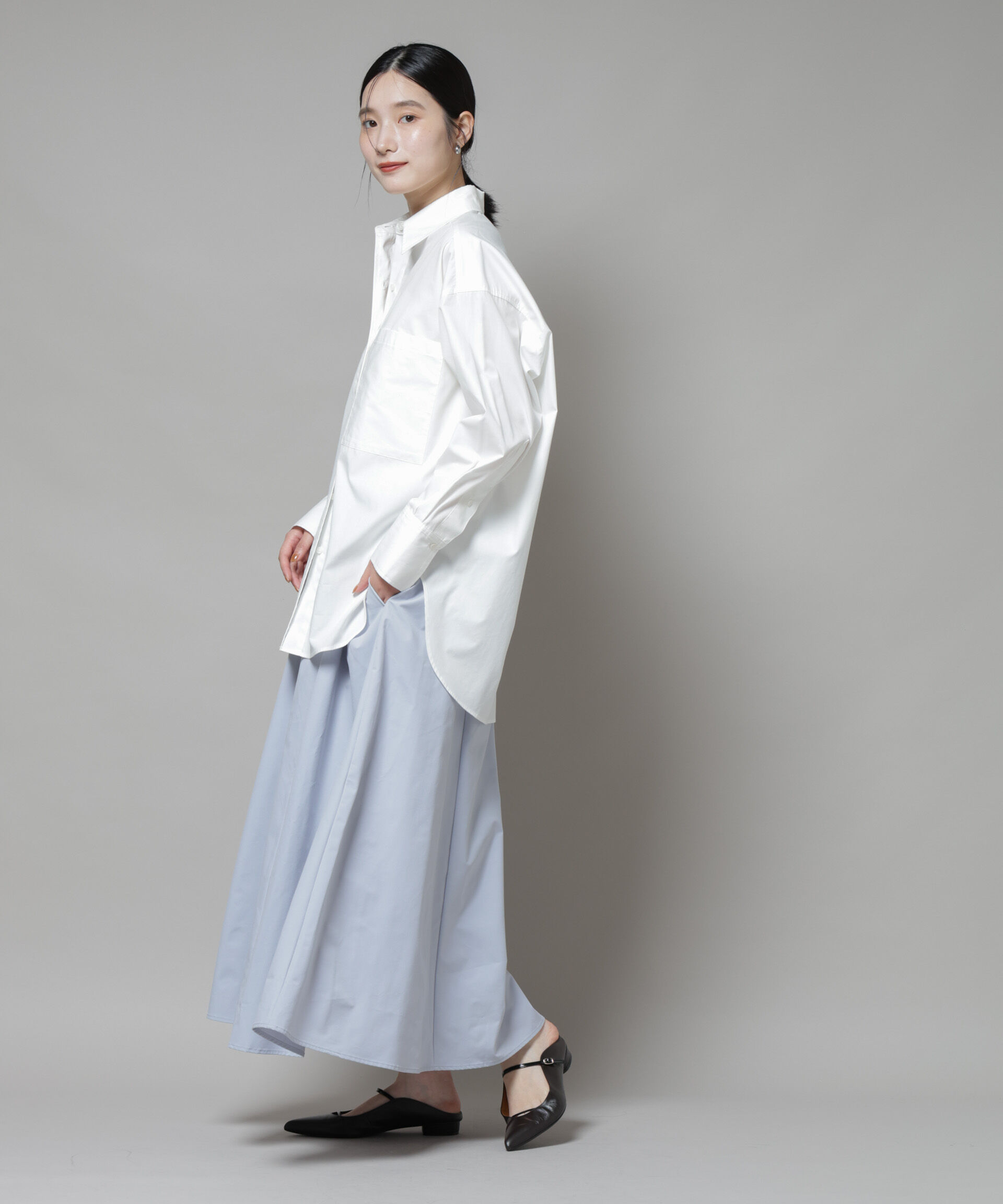 nano･universe「ギャザーボリュームスカート」|スカート|