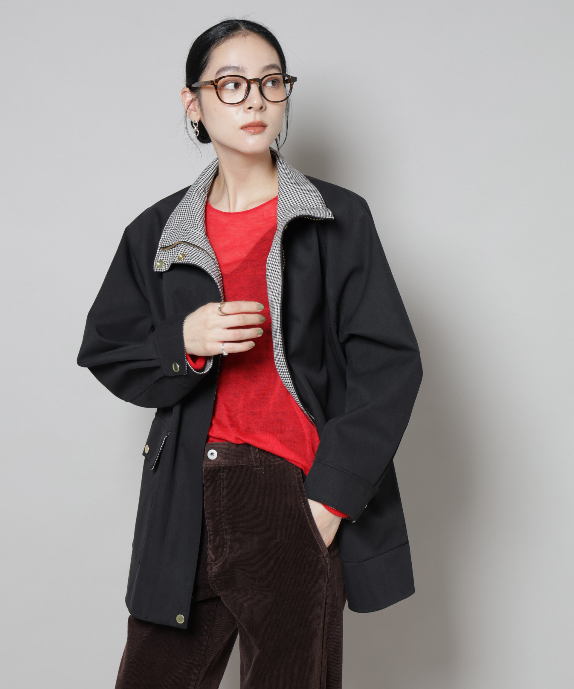 nano･universe「リバーチェックコンビコート」|その他|