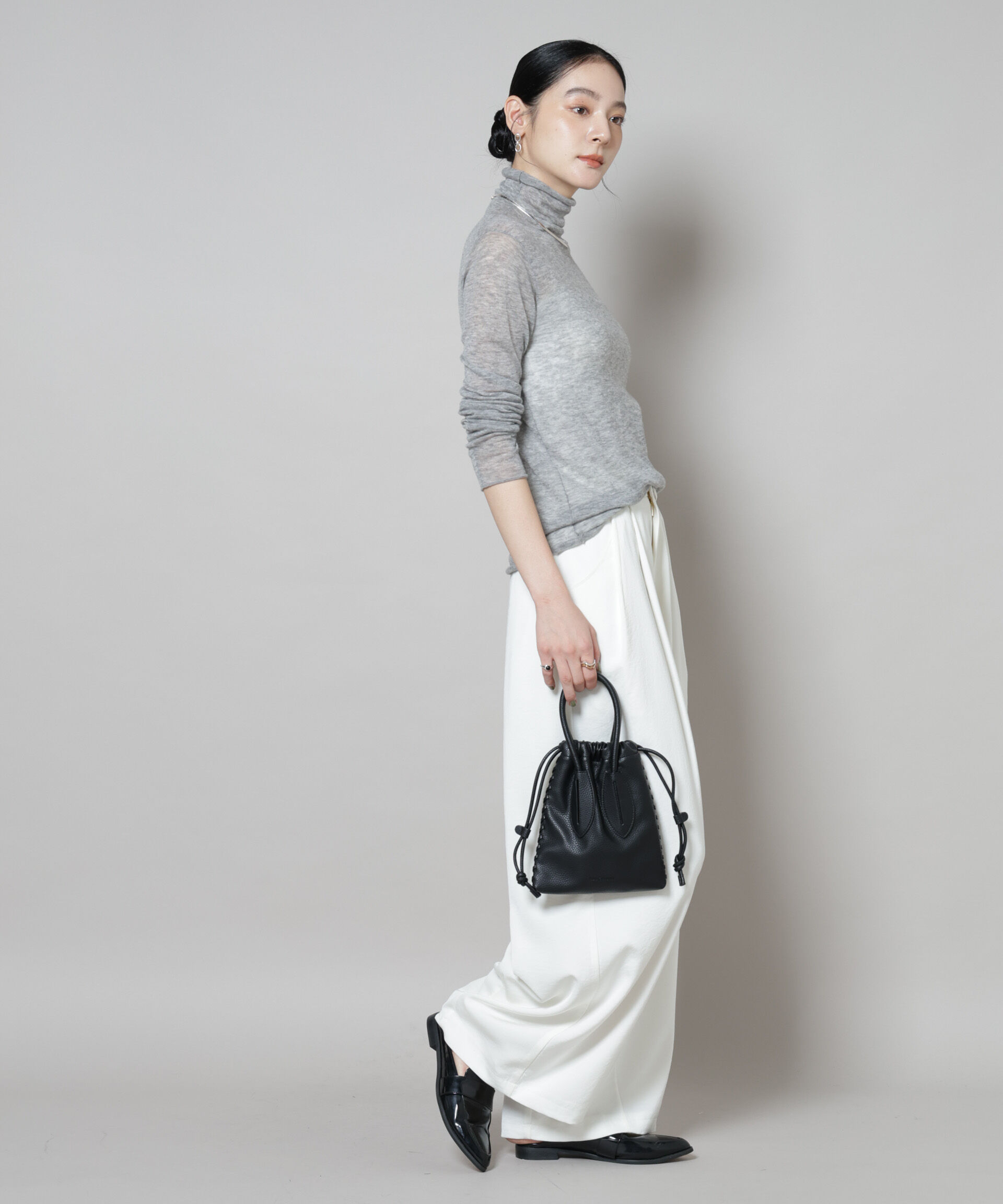 nano･universe「スイビウールタートルネックニットプルオーバー」|ニット・セーター|