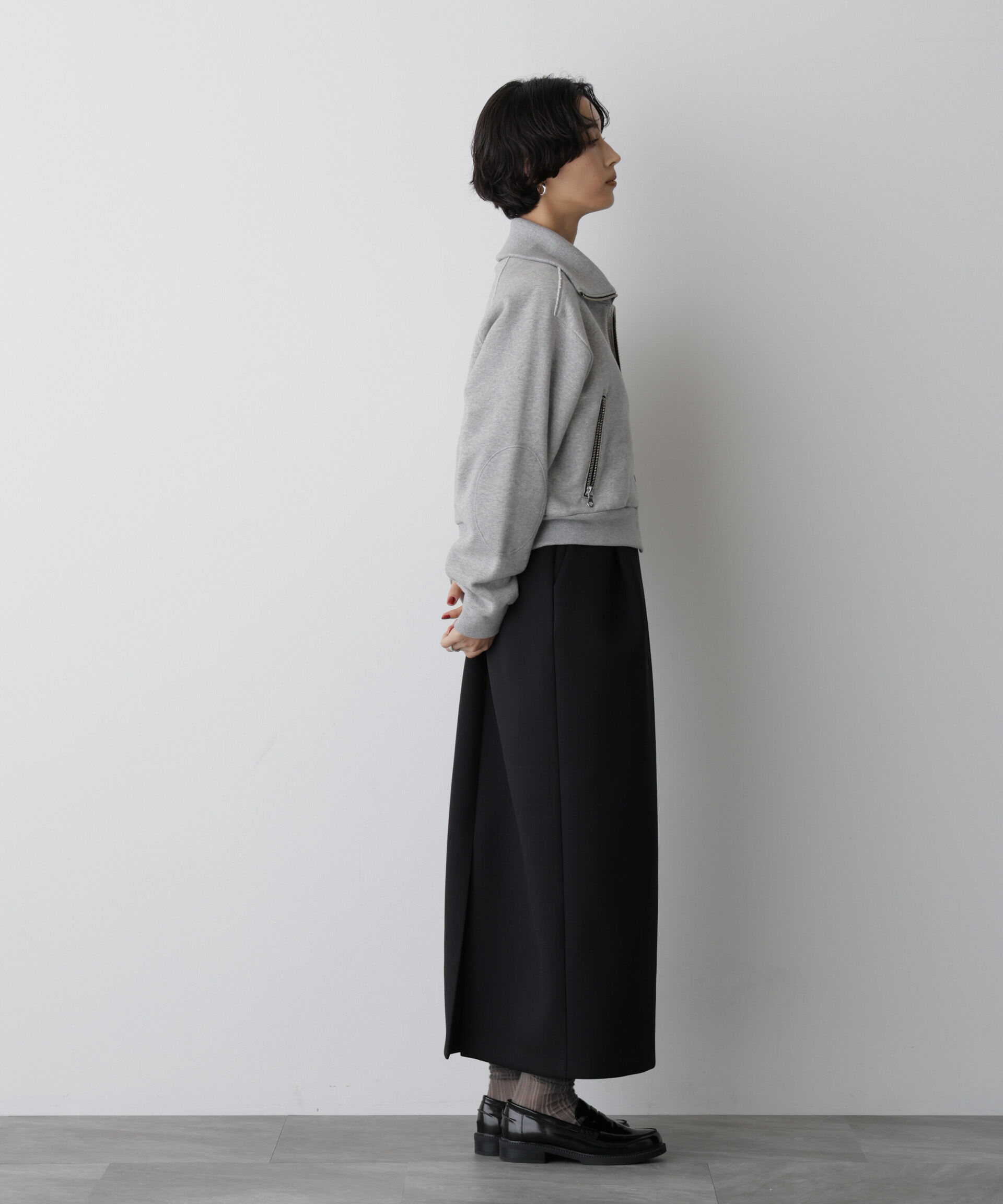  「「STEVELOUR」コンパクトダブルジップスウェット」|スウェット・ジャージ|