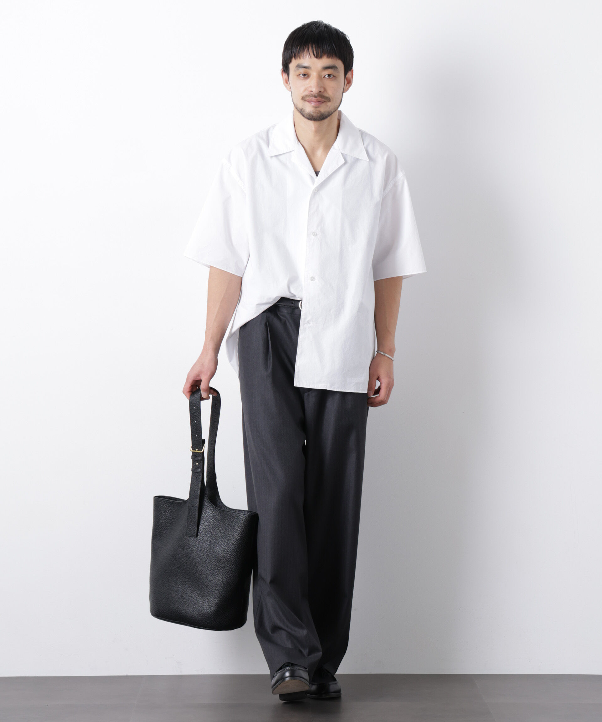 nano･universe「「OtoNANO」 タイプライター ウォッシュシャツ」|シャツ・ブラウス|