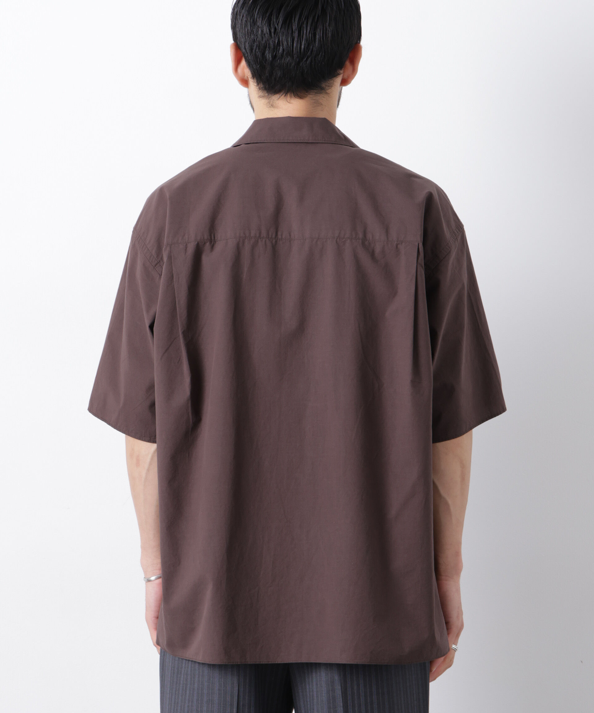 nano･universe「「OtoNANO」 タイプライター ウォッシュシャツ」|シャツ・ブラウス|