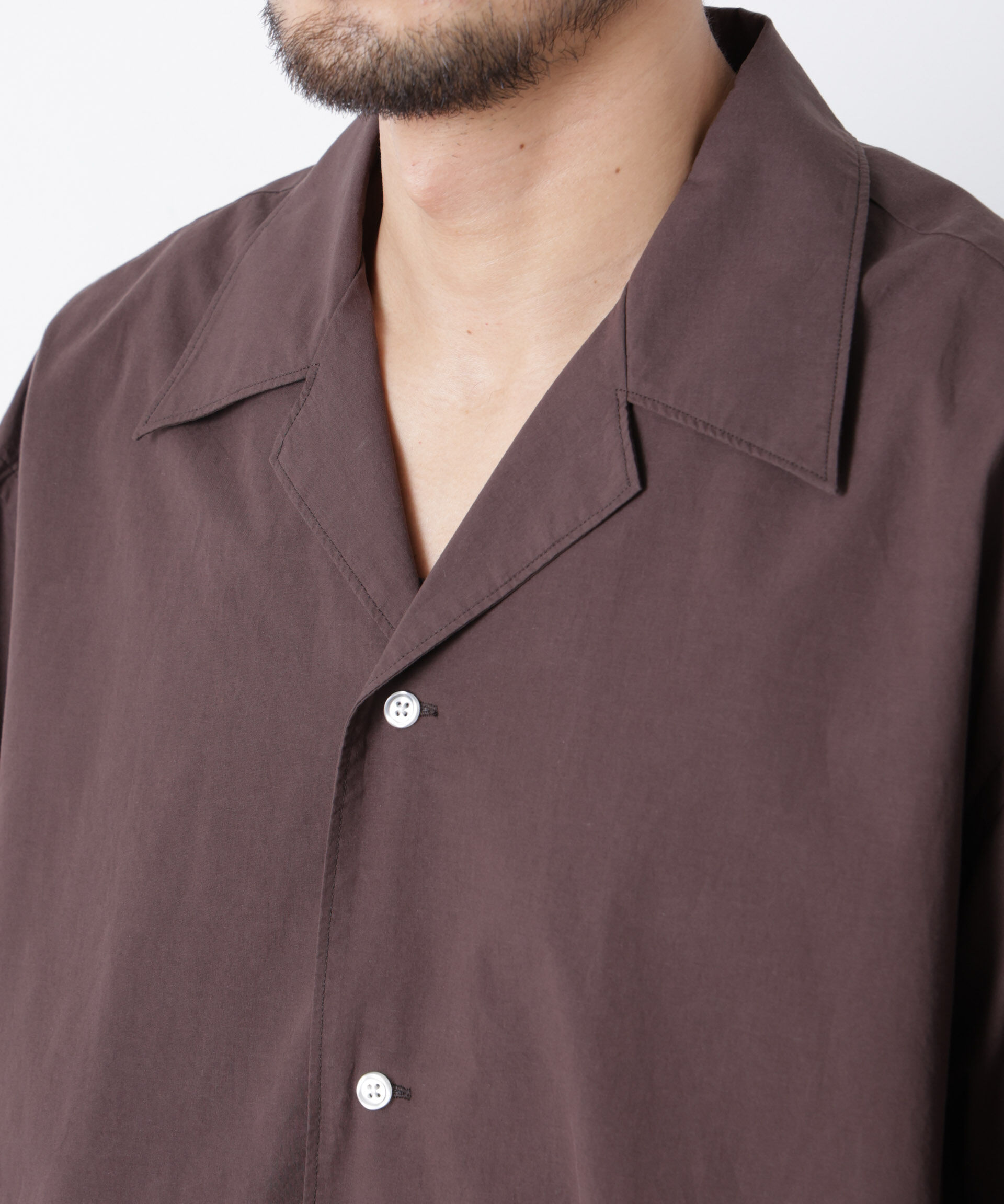 nano･universe「「OtoNANO」 タイプライター ウォッシュシャツ」|シャツ・ブラウス|