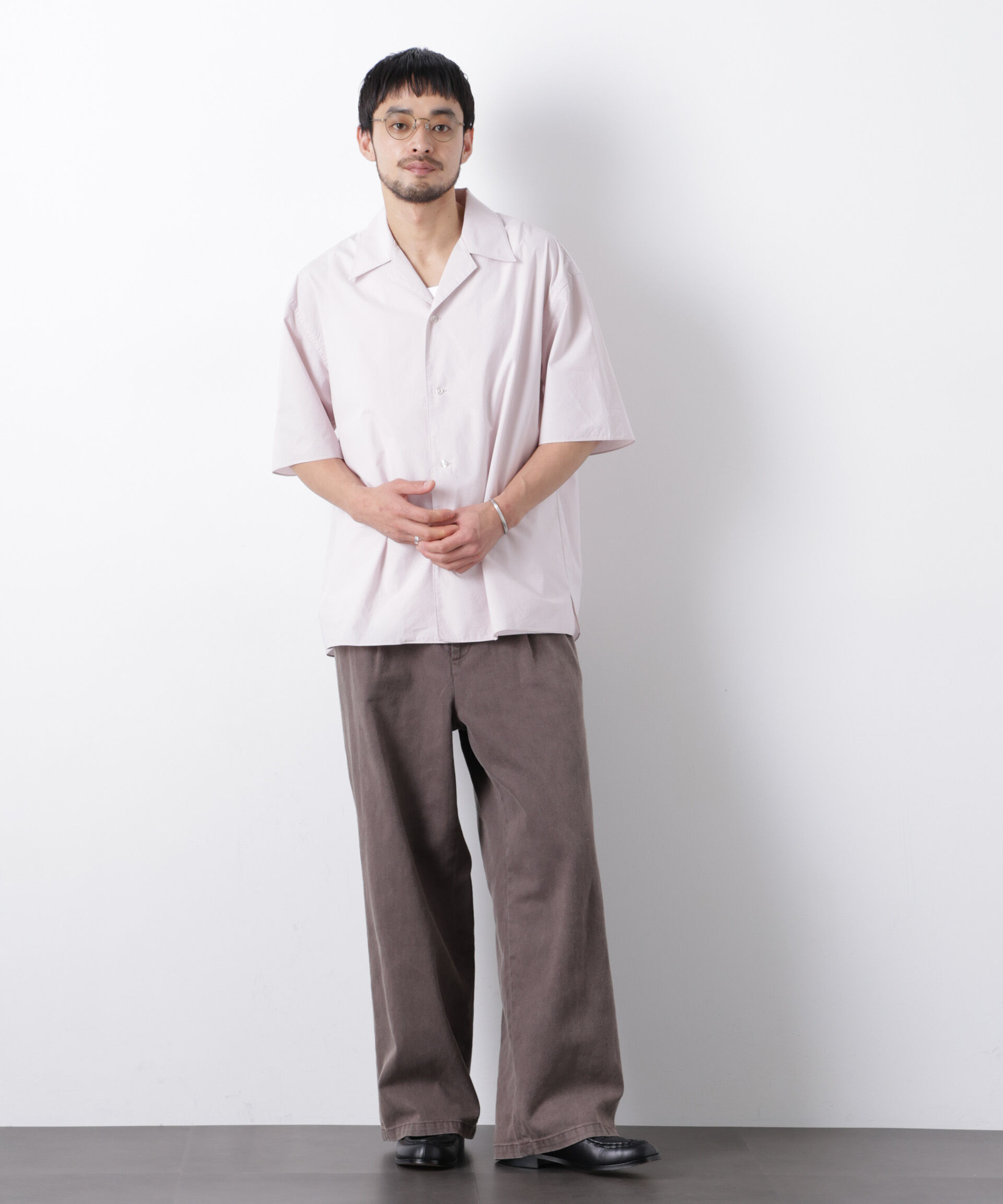 nano･universe「「OtoNANO」 タイプライター ウォッシュシャツ」|シャツ・ブラウス|