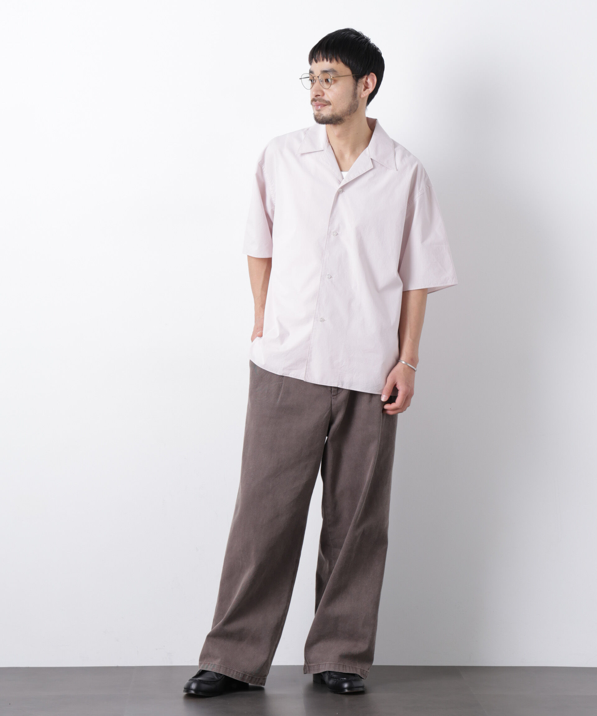 nano･universe「「OtoNANO」 タイプライター ウォッシュシャツ」|シャツ・ブラウス|