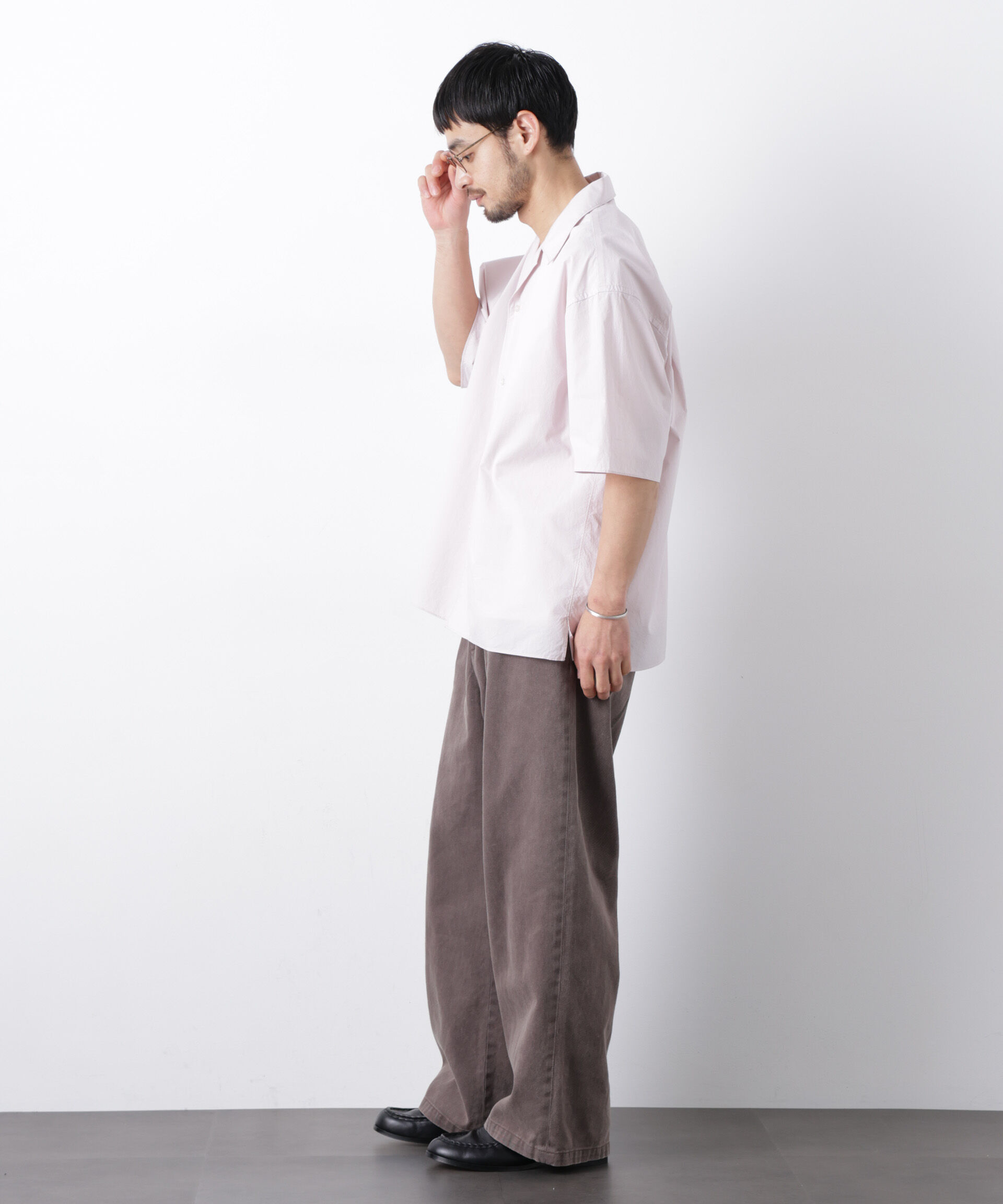 nano･universe「「OtoNANO」 タイプライター ウォッシュシャツ」|シャツ・ブラウス|