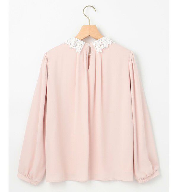 組曲「【WEB限定・2WAY】ジョーゼットシフォンレース襟 ブラウス」|シャツ・ブラウス|