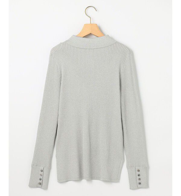 組曲「ラメリブポロ襟 ニット」|ニット・セーター|