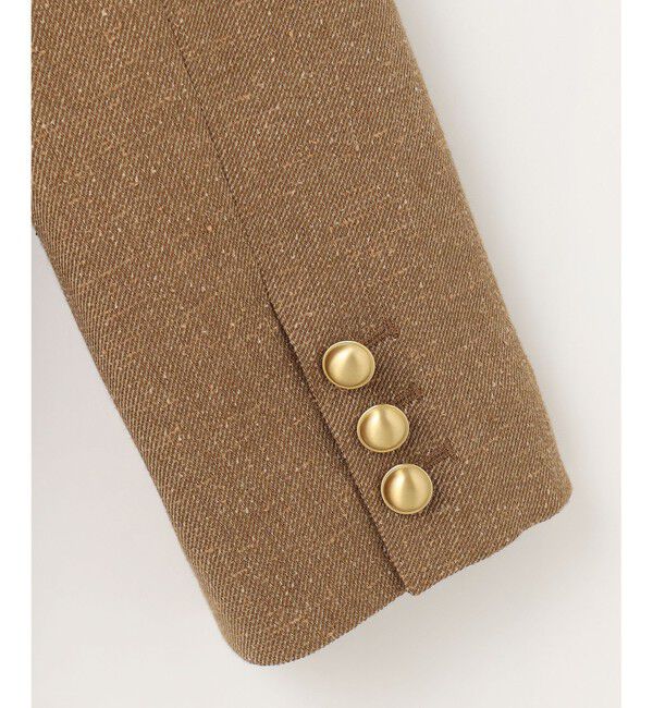 自由区「【SHIHOさん着用】シルクネップツイード ジャケット」|テーラードジャケット|