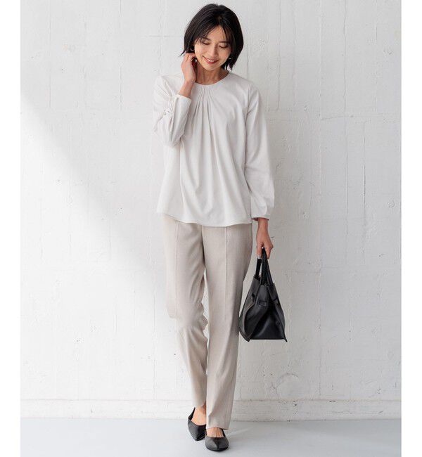 23区「【洗える】スムースリー プルオーバー カットソー」|Tシャツ・カットソー|