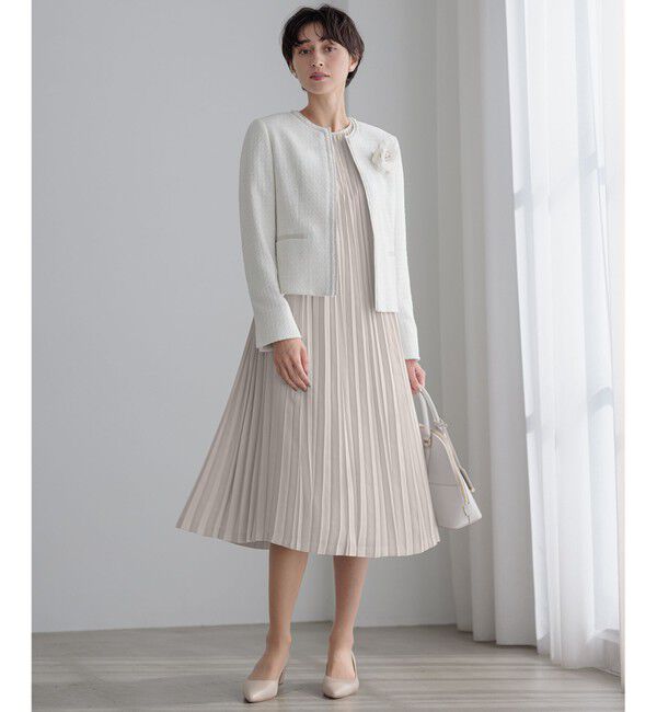 23区「【洗える】クリスタルアムンゼン プリーツワンピース」|ワンピース|