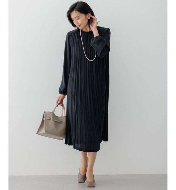 23区「【洗える】クリスタルアムンゼン プリーツワンピース」|ワンピース|