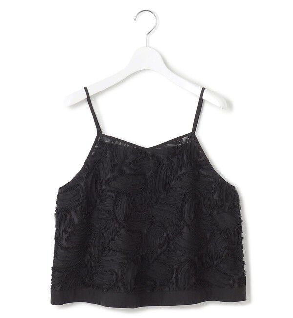 23区「【好評につき追加生産/洗える】リボンエンブロイダリー キャミソール」|シャツ・ブラウス|