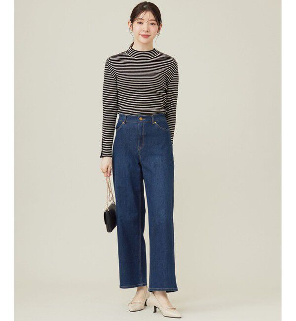 ANY SIS「【洗える】リブインナー ニット」|ニット・セーター|