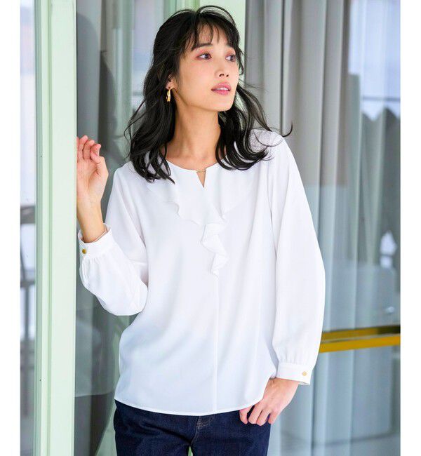 ANY SIS「フリル ブラウス」|シャツ・ブラウス|