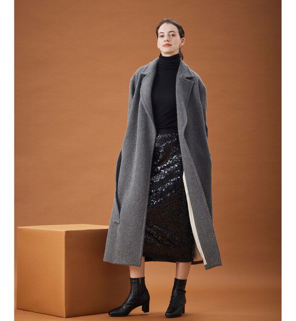 BEIGE,「LA VERRERIE / スパンコールスカート」|スカート|