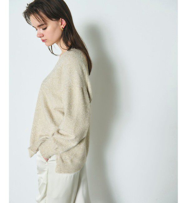 Diagram「ラメVネックニットトップ」|ニット・セーター|