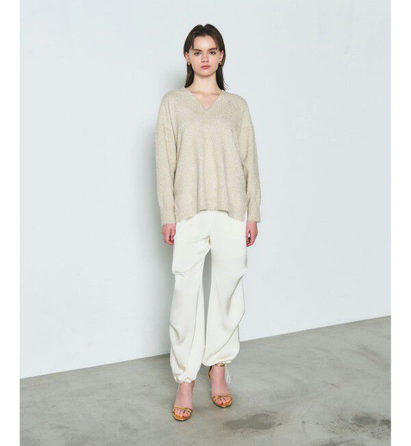 Diagram「ラメVネックニットトップ」|ニット・セーター|