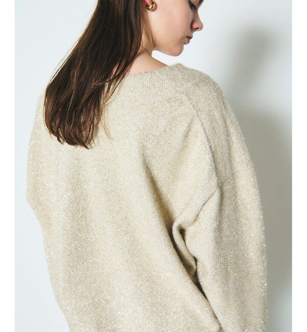 Diagram「ラメVネックニットトップ」|ニット・セーター|