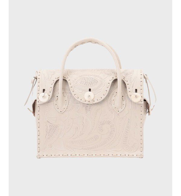 Carving Tribes「Maestra M」|ハンドバッグ|エクリュ