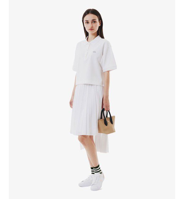 LACOSTE「マリンボーダーミドルソックス」|ソックス|