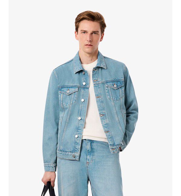 LACOSTE「バックワニロゴデニムジャケット」|デニムジャケット|