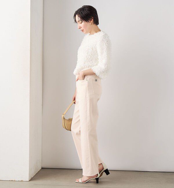 Rie Miller「【RM denim】センタープレスハイウエストデニム」|デニム|