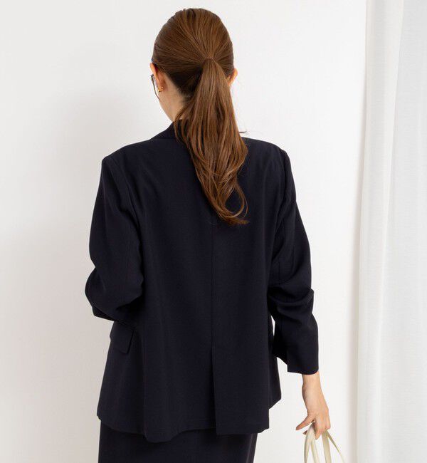 NOLLEY'S「ウォッシャブルエコボイルテーラードジャケット」|テーラードジャケット|