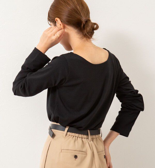 Rie Miller「2WAYロンT」|Tシャツ・カットソー|