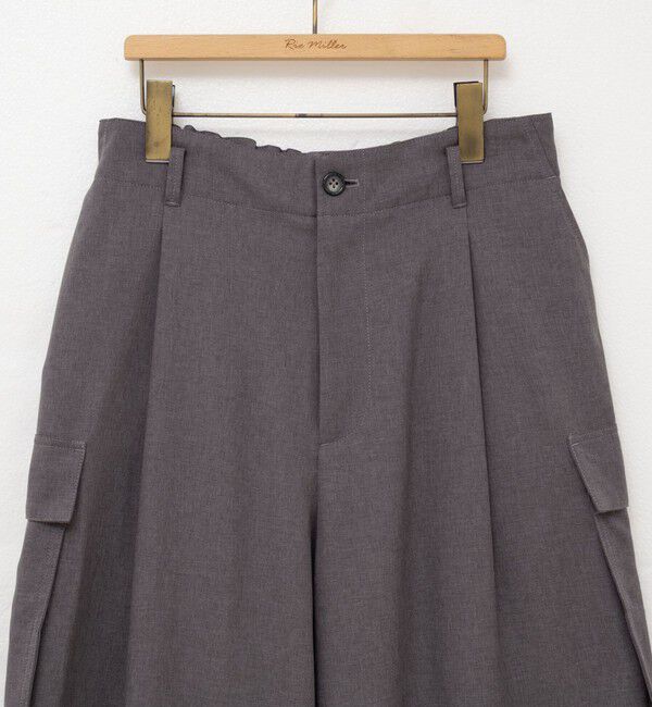 Rie Miller「《セットアップ対応》ウォッシャブルソフトカーゴパンツ」|カーゴ|