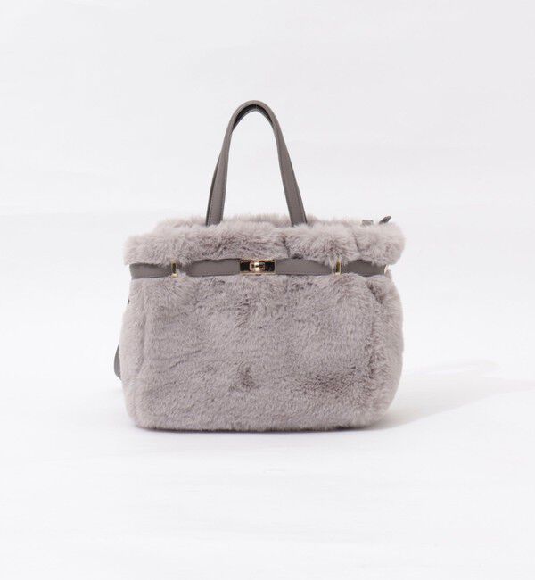 NOLLEY'S「ひねり金具付きファートートバッグ」|トートバッグ|