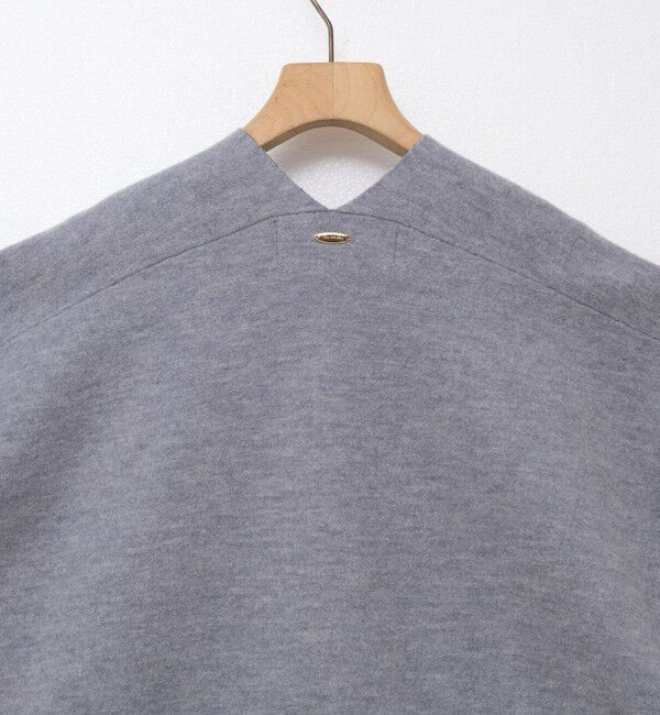 Rie Miller「バイカラー強縮ニットショール」|ニット・セーター|