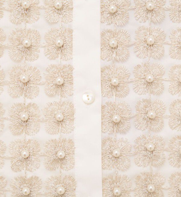 NOLLEY'S「【SOI-MeME/ソワメム】パールラメレースブラウス」|シャツ・ブラウス|