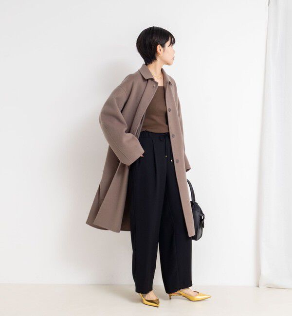 NOLLEY'S sophi「SUPER140リバーステンカラーコート」|ステンカラーコート|