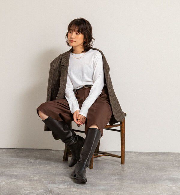 MAQWEL「【MAQWEL/マクウェル】MARUDOロングスリーブTee」|Tシャツ・カットソー|