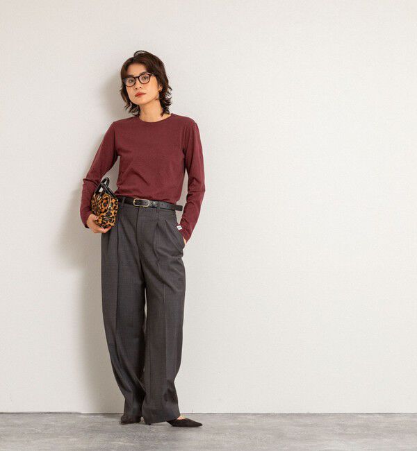 MAQWEL「【MAQWEL/マクウェル】MARUDOロングスリーブTee」|Tシャツ・カットソー|