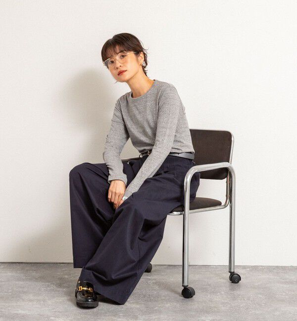 MAQWEL「【MAQWEL/マクウェル】MARUDOロングスリーブTee」|Tシャツ・カットソー|