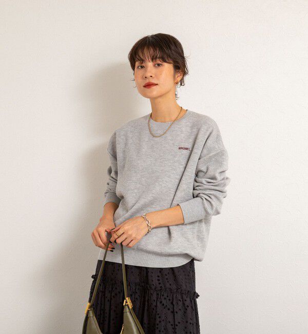 MAQWEL「【MAQWEL/マクウェル】スウェットライクニット」|ニット・セーター|