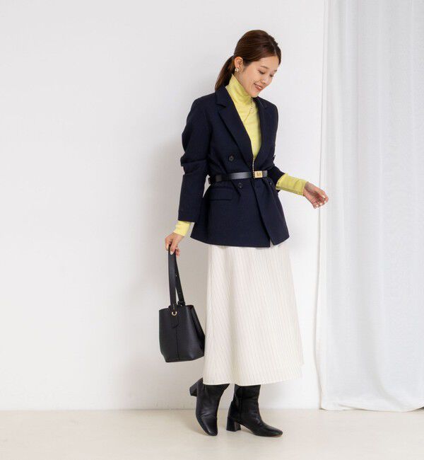 NOLLEY'S「《セットアップ対応》ウォッシャブルウール調フレアスカート」|フレア|