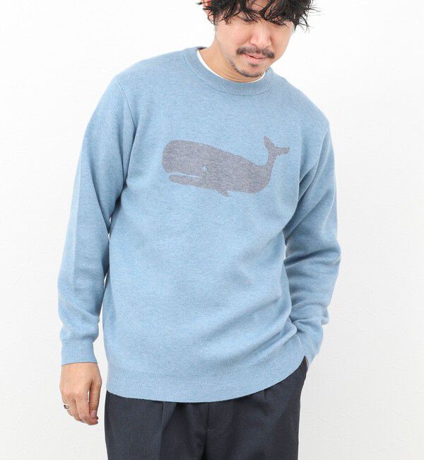 NOLLEY'S goodman「クジラWJQ ダブルジャカードニット 25AW」|ニット・セーター|