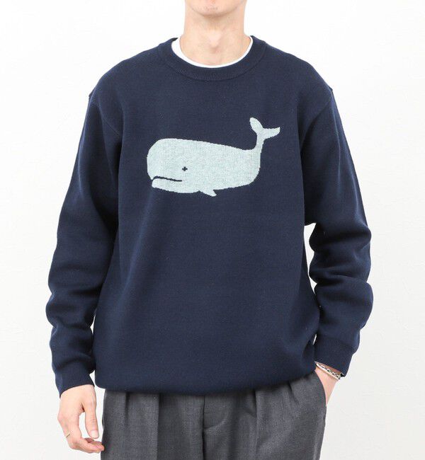 NOLLEY'S goodman「クジラWJQ ダブルジャカードニット 25AW」|ニット・セーター|