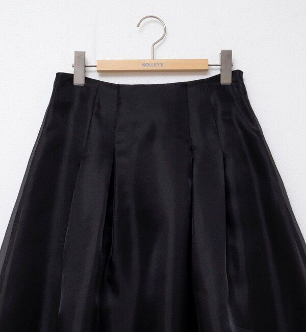 NOLLEY'S「ウォッシャブルオーガンジーフレアスカート」|フレア|