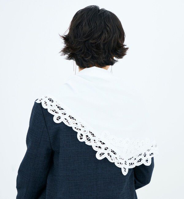 NOLLEY'S「《手洗い可能》バテンレース三角ストール」|ストール|