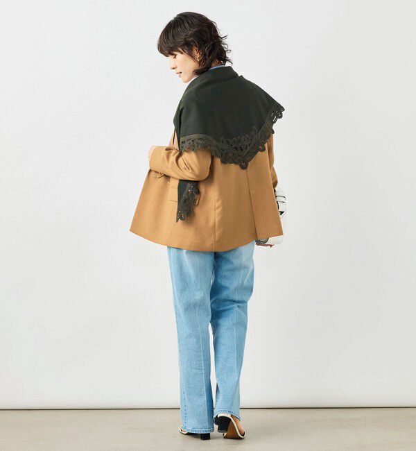 NOLLEY'S「《手洗い可能》バテンレース三角ストール」|ストール|