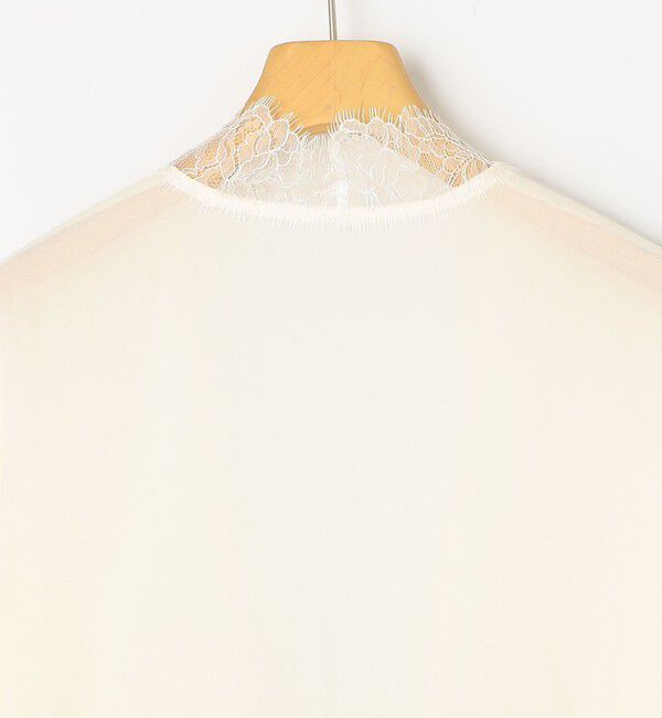 NOLLEY'S sophi「ウォッシャブルレーストリミングオーガンジーブラウス」|シャツ・ブラウス|