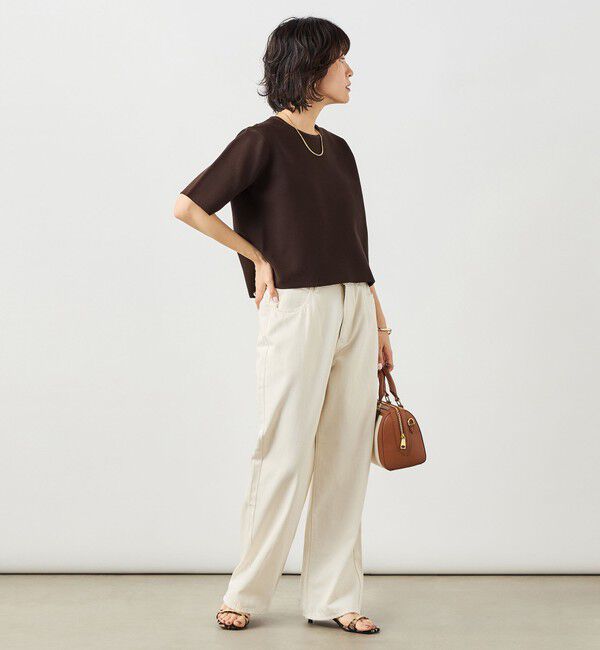 NOLLEY'S「《手洗い可能》ホールガーメントニットＴ」|ニット・セーター|