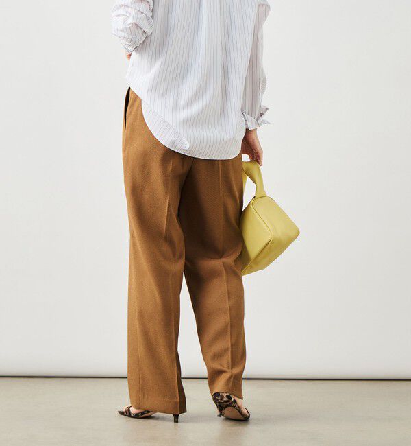 NOLLEY'S「《セットアップ対応》ウォッシャブルハイスペック麻調愛されセミワイドパンツ」|その他|