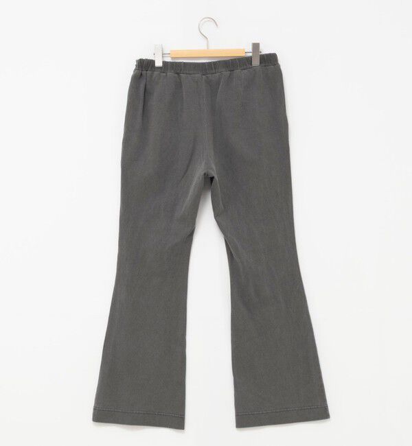 NOLLEY'S「ウォッシャブルピグメント加工フレアカットソーパンツ」|チノ|