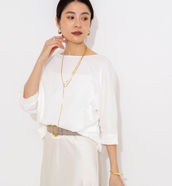 NOLLEY'S「ウォッシャブルドルマンTシャツ」|Tシャツ・カットソー|